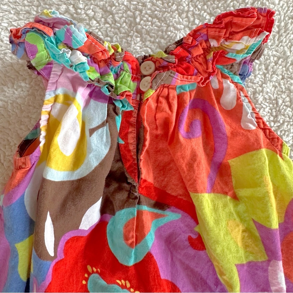Old Navy Toddler Colorful Floral Sleeveless Dress - Picture 5 of 6